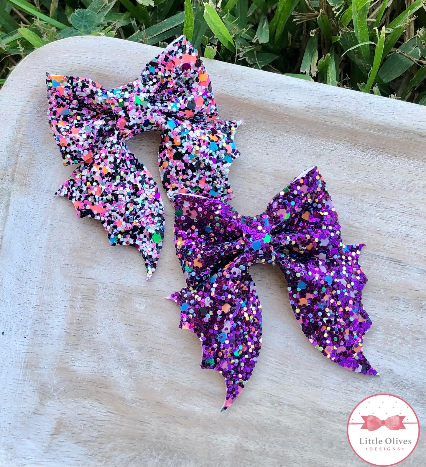 BAT MINI SAILOR BOW - PURPLE