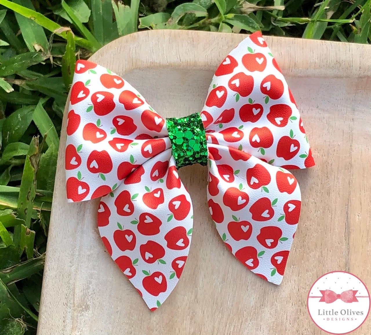 RED APPLE SAILOR BOW