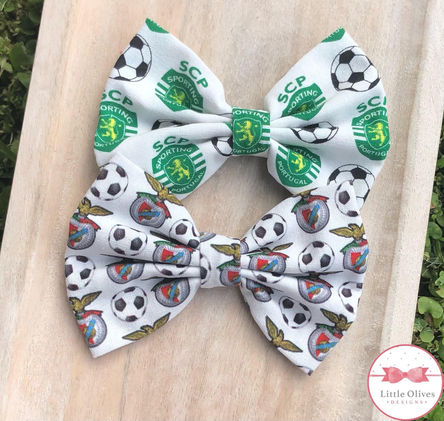 PORTUGUESE SOCCER TEAMS COTTON BOWS