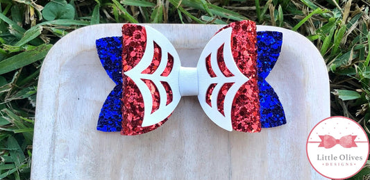 SPIDER HERO INSPIRED BOW