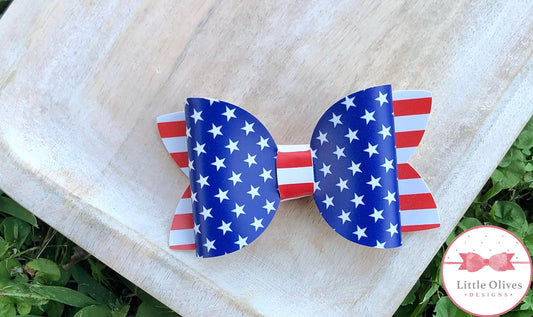 ALL STARS & STRIPES BOW