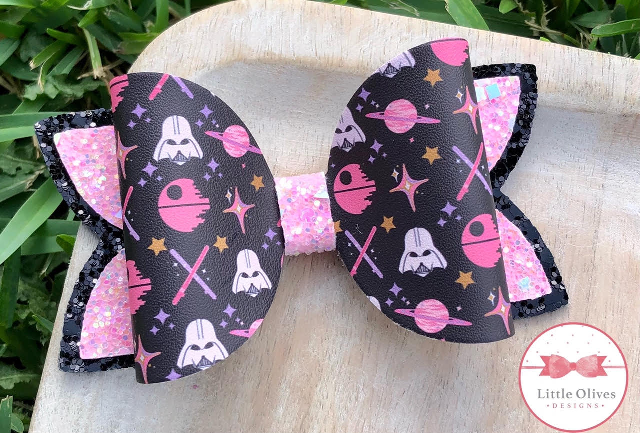 PINK GALAXY INSPIRED BOW