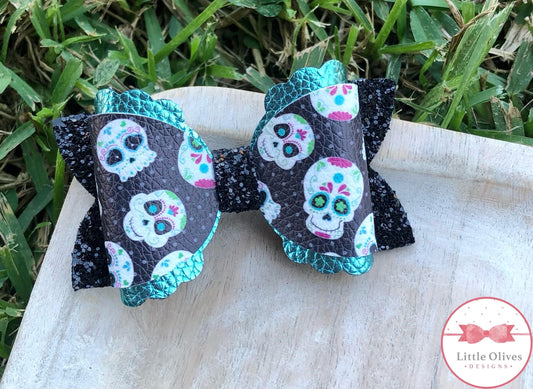 SUGAR SKULL BOW