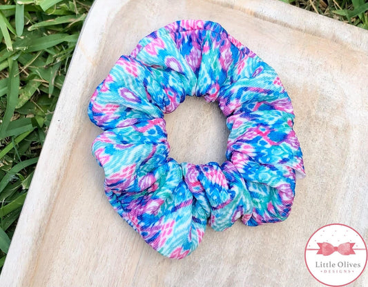 SUMMER IKAT SCRUNCHIE