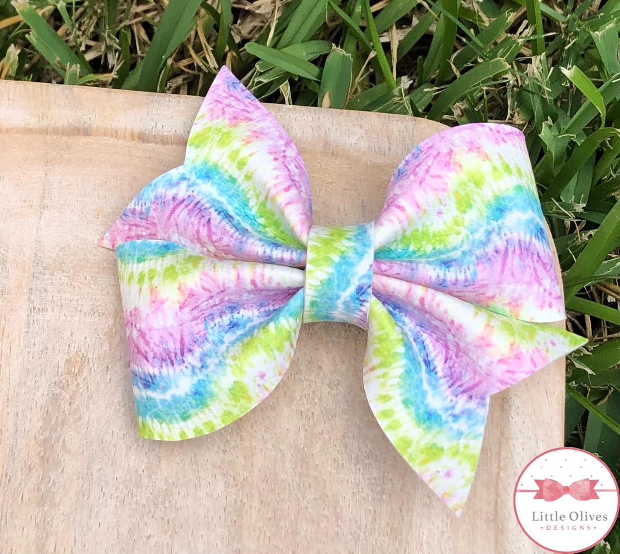 TIE DYE LARKIN BOW