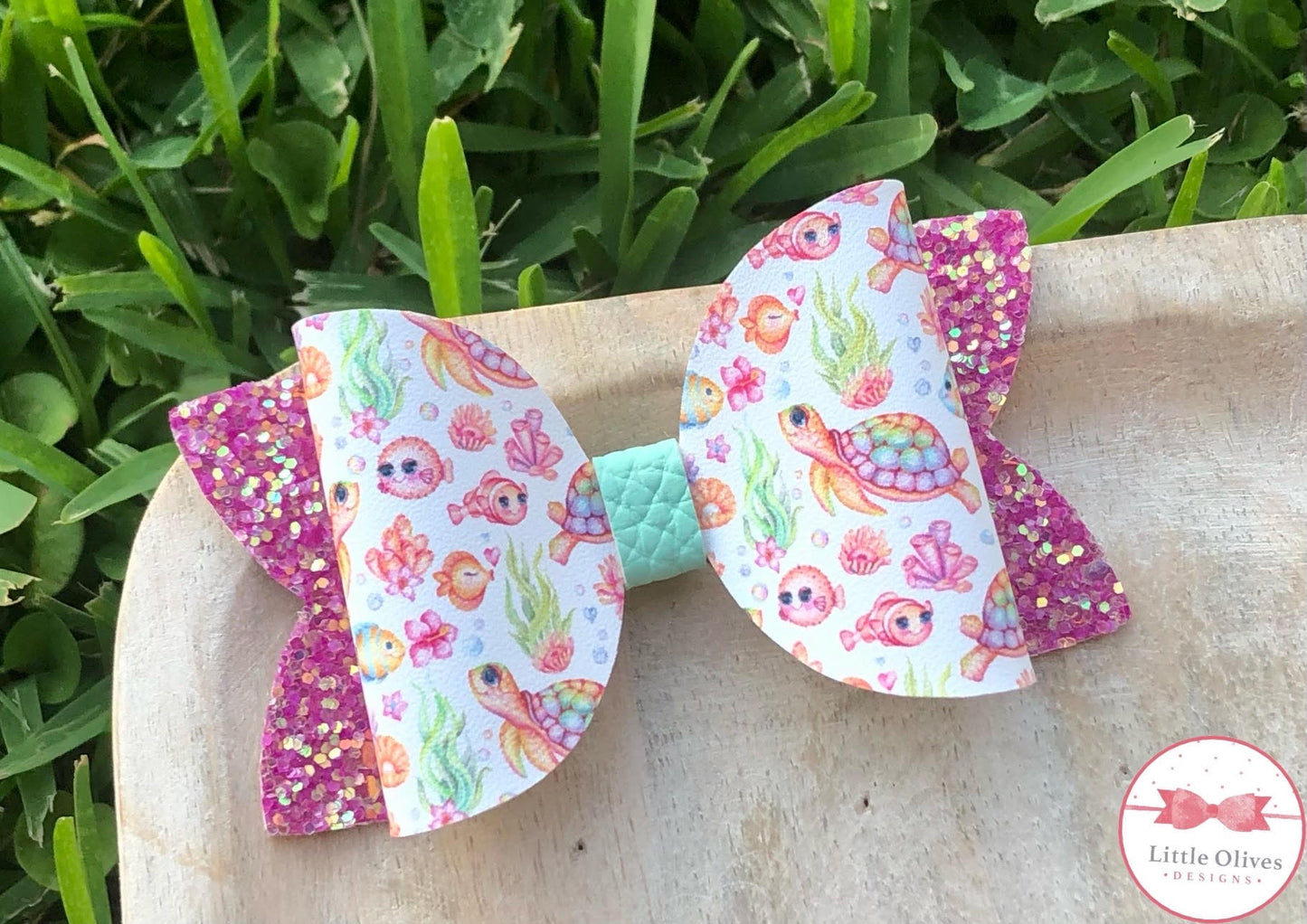 RAINBOW TURTLES (SINGLE) BOW