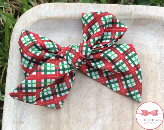 CHRISTMAS PLAID BOWS